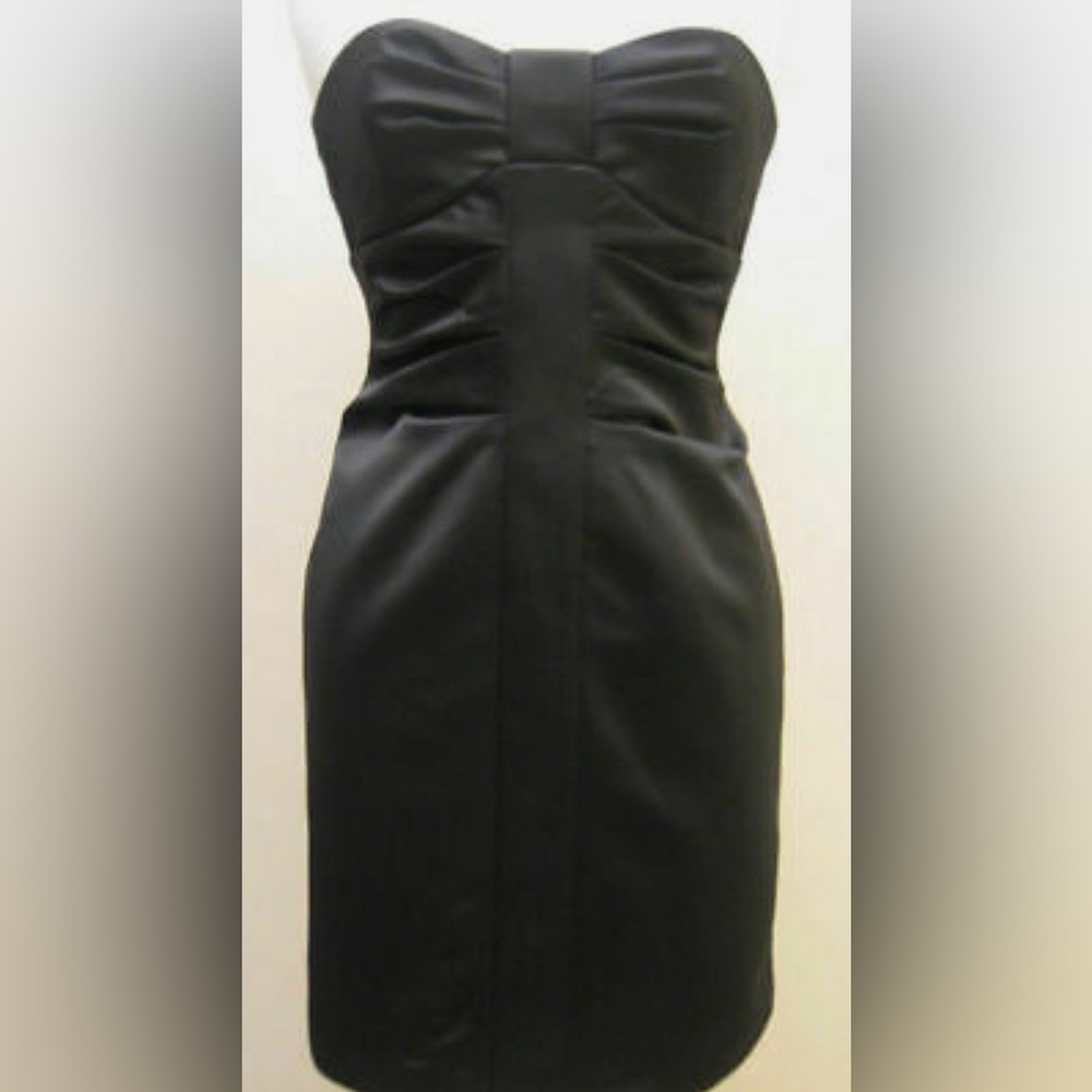 Stunning Max and Cleo Black Satin Dress